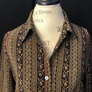 Elegant Liz Claiborne Button Down Silk Shirt: Size 10